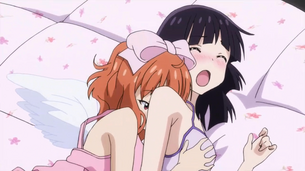 【画像】アニメの美少女キャラさん、同性に胸を揉まれて気持ち良くなってしまうwwwwwww