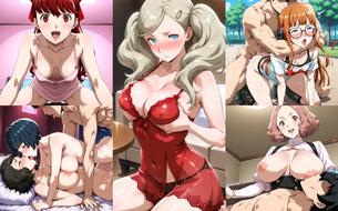 【ペルソナシリーズAIイラストエロ画像】ペルソナ5に登場する可愛くてセクシーな女の子たちのエッチなAI画像200枚！ [AI Generated]