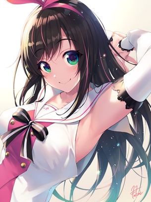 【二次元】腋が見えている美少女達のエロ画像 Part.16 50枚