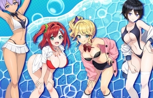 『ドルフィンウェーブ』女の子たちのエロい変な痴女みたいなエロ水着のWEBくじ！