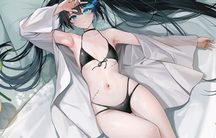 『アズールレーン』と『ブラック★ロックシューター』のコラボでえっちなスケベ水着衣装など！