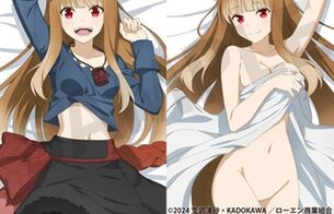 『狼と香辛料』ホロのえっちすぎる全裸が丸見えすぎるドスケベエロ抱きまくら！