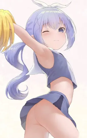 【二次】ノーパンのメチャシコで可愛い女の子のエッチな画像