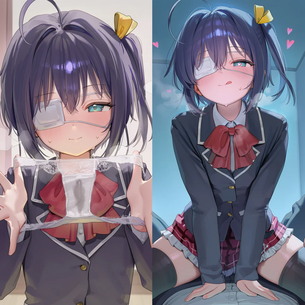 【画像】小鳥遊六花に脱ぎたておぱんつ見せてもらう♥