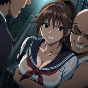 【エロ画像】輪姦レイプpart154！北大路さつきがDQN達に追いかけ回され輪姦レイプされたり…他まとめ