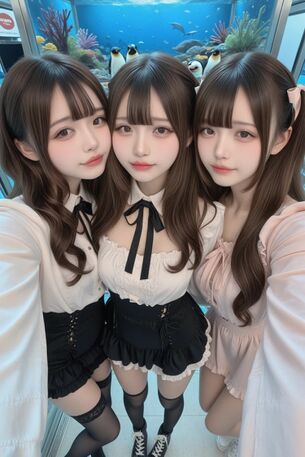 【AIグラビア】地雷系の女の子のAI画像まとめ【リアル調】 Part 2 [AI Generated]