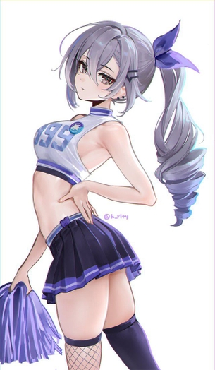【二次】ポニーテールに髪を結んだ女の子の画像まとめ　その45【43枚】