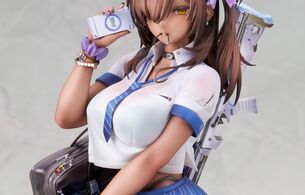 『勝利の女神：NIKKE』ナガのエロすぎるムチムチ黒ギャルエロ女子高生のエロフィギュア！