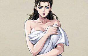 『ジョジョの奇妙な冒険 オラオラオーバードライブ』リサリサ先生がエロい裸丸見え姿で登場