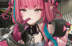 『アークナイツ：エンドフィールド』イヴォンヌのえっちなムチムチおっぱいやエロいお腹など！