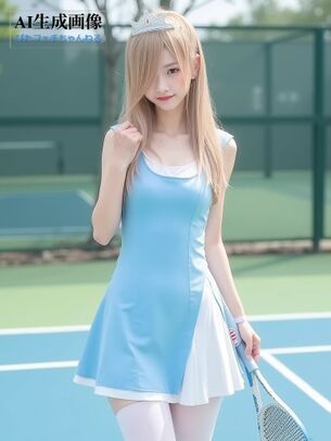 【マリ〇テニス】白タイツじゃなくても可愛い♡ロゼッタ風コスチュームを着た女子テニスプレイヤーさんの三次風画像 part1【AI画像】