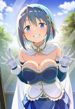 【魔法少女まどか☆マギカ】美樹さやかのがっつりむしゃぶりつきたいおっぱいエロ画像で即抜き！