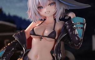 『アズールレーン』ヤーデのエロすぎ丸出し魔女姿を脱がせてほぼ丸見えのエロフィギュア！