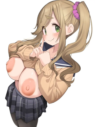 垂れ乳のエロ画像なんです！