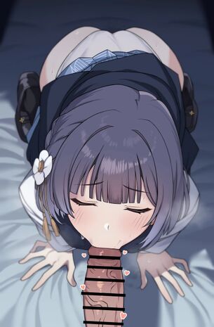 【画像】女の子に口内射精してる、フェラ二次エロまとめ