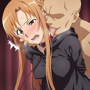 【SAO】アスナの奴隷オークション！違法媚薬で全身ビンカンにされて乳首責めで公開ガチアクメをキメられる…！