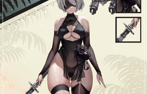 『勝利の女神：NIKKE』と『ニーアオートマタ』コラボで2BやA2のエロすぎるムチムチ水着！