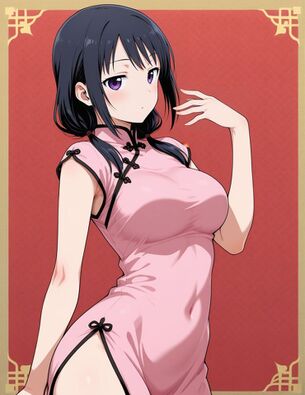 【チャイナ服】色気がやばいwチャイナドレスの女の子画像まとめ　その8【二次画像】