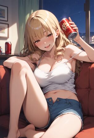 【AIイラスト】キャミソールを着た女の子のAI画像まとめ【アニメ調】 [AI Generated]