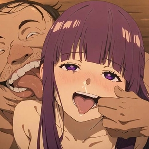 【エロ画像】寝取らレイプpart99！フェルンがキモオヤジに捕まってシュタルクの前でアヘらされたり…他まとめ