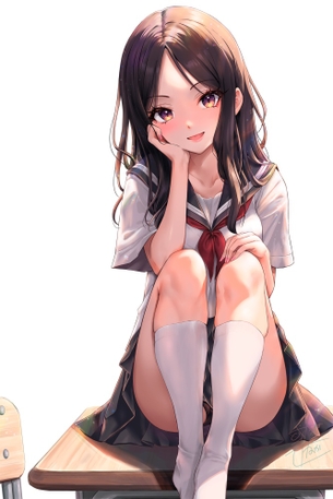 【二次】制服着てるだけで100倍可愛く見える画像集めた