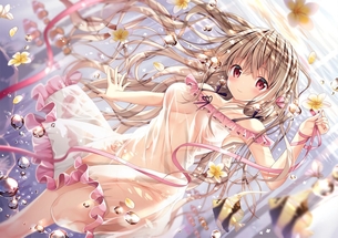 【二次元】服が透け透けになっている美少女達のエロ画像 Part.17 50枚