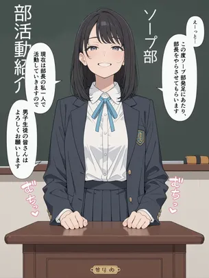 【エロ漫画】ソープ部 活動内容