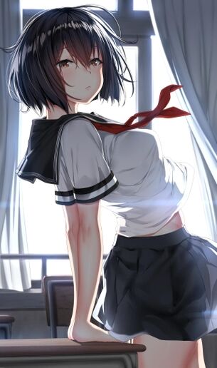 【二次元】制服を着た女子校生のエロ画像 Part.26 50枚