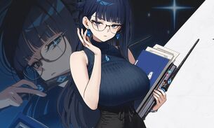 新作スマホゲー『アストラエ・オラティオ』ムチムチ巨乳セーターの東大生メガネドスケベお姉さん