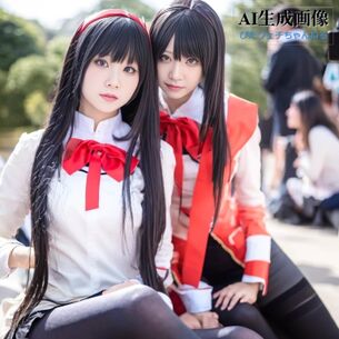 【まどマギ？】暁美ほむらちゃんのコスプレ画像を生成する過程で生まれてしまったコスプレイヤーさんの画像がコチラです part4【AI画像】