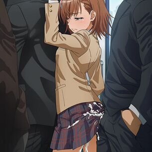 【エロ画像】痴漢レイプpart63！御坂美琴が痴漢電車で変態オヤジ達にザーメンぶっかけられまくったり…他まとめ