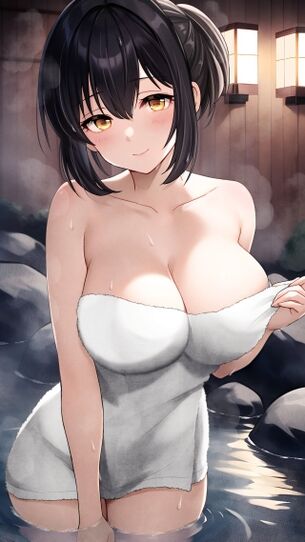 【二次】温泉ガール湯けむり補正が神すぎる女性たち、癒し度MAXまとめｗ