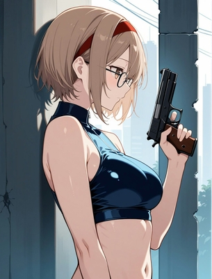 【AIイラスト】銃と女の子のAI画像まとめ【アニメ調】 Part 2 [AI Generated]