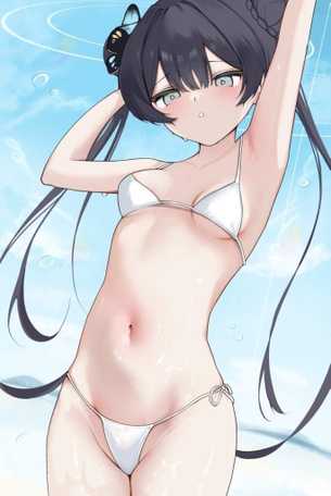 キサキのどエロい二次エロ画像がいっぱいおっぱい！【ブルーアーカイブ】