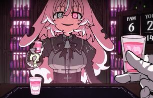 『PUKEY GODDESS SHOT TRICK』エロすぎるおっぱいの悪魔の女の子と酒飲みバトル！