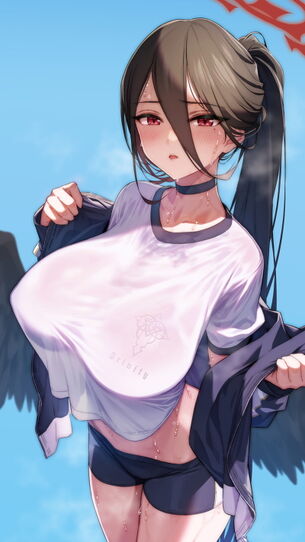 【二次】衣服に包まれた着衣おっぱいに興奮するエロ画像 Part３７