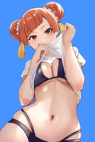 【二次】黒ビキニ女子画像まとめ、シンプルなのに最強説ｗ