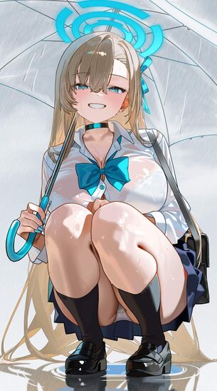 わざとだったり、無自覚だったり… しゃがんでる女の子の〇んモロ＆チラ画像♪