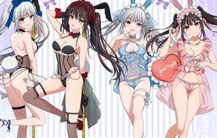 『デート・ア・バレット』女の子たちのえっちすぎるバニー姿のエロイラストグッズなど！