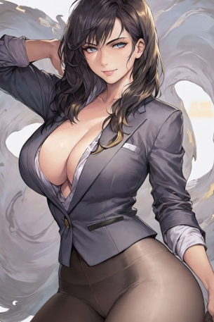 【二次元】美人なOL風女性のエロ画像 Part.15 50枚