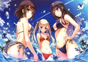 【二次元】水着姿のエロ画像 Part.1 50枚