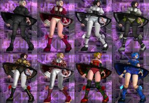 【画像】『KOF MAXIMUM IMPACT』のべアール姉妹というエロキャラ