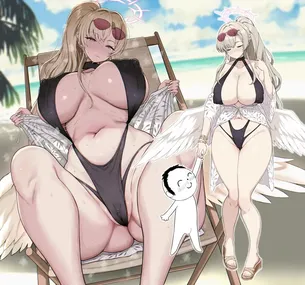 【二次】ブルーアーカイブのメチャシコで可愛い女の子のエッチな画像