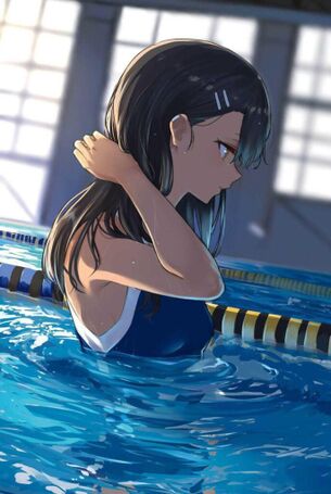 黒髪の萌えイラスト