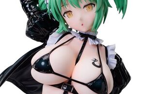 『閃乱カグラ』日影のエロすぎるおっぱい丸出しのボンテージメイド姿のエロフィギュア！