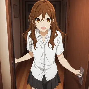 【ホリミヤ】堀京子と愛のあるえっちするエロ画像