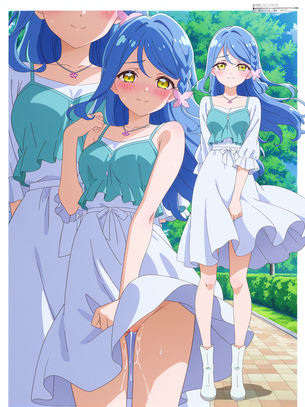 『AIエロ画像』【名探偵プリキュア!】キュアエクレールこと「帆羽くれあ」さんのAIエロ画像  その1
