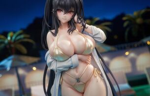 『アズールレーン』大鳳のエロすぎるムチムチなナイトプール水着のエロフィギュア！
