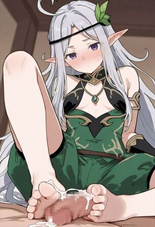 [嘆きの亡霊は引退したい][エロ画像]クリュス・アルゲンの足コキで射精したよ♪