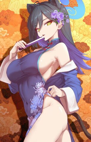 【チャイナ服】色気がやばいwチャイナドレスの女の子画像まとめ　その4【二次画像】